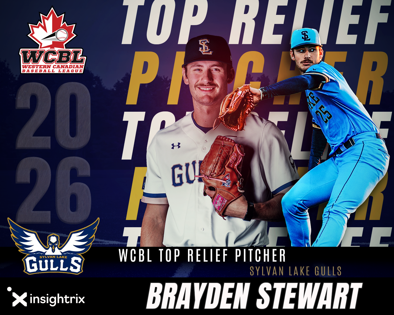 Stewart Named Top Reliever