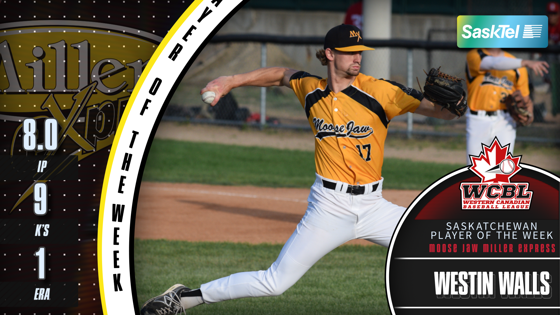 Walls Earns SK Player of Week 